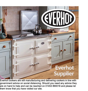 Everhot cookers available from Goddards Stoves